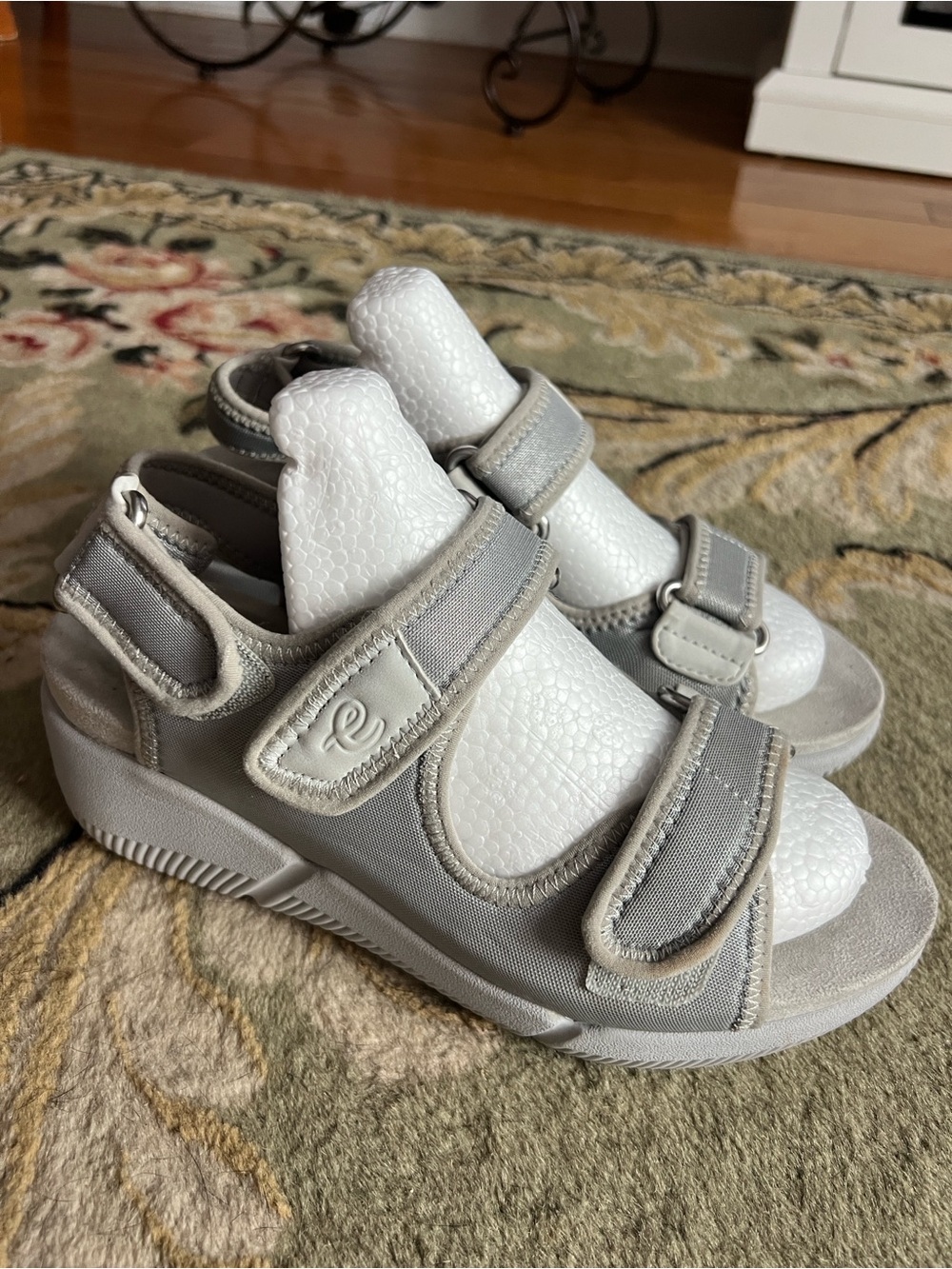 Adjustable Gray Sandals
